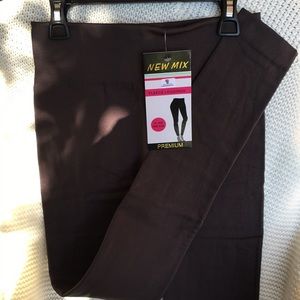Dark Gray Fleece Leggings